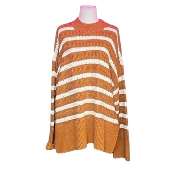 NWOT Samsoe & Samsoe Raili Crew Neck Brown Sugar Sweater – Small - Picture 5 of 9